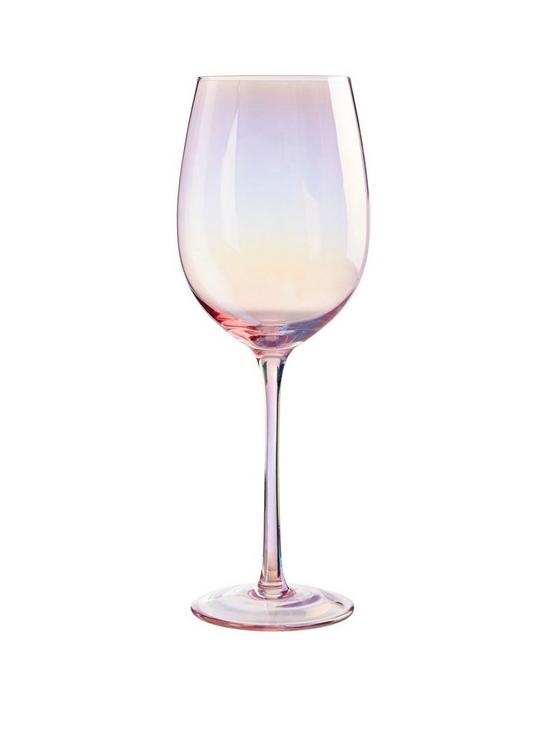 front image of premier-housewares-frosted-deco-wine-glasses-ndash-set-of-4