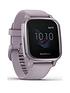  image of garmin-venureg-sq-gps-smartwatch-with-all-day-health-monitoring-purple-with-lavender-band