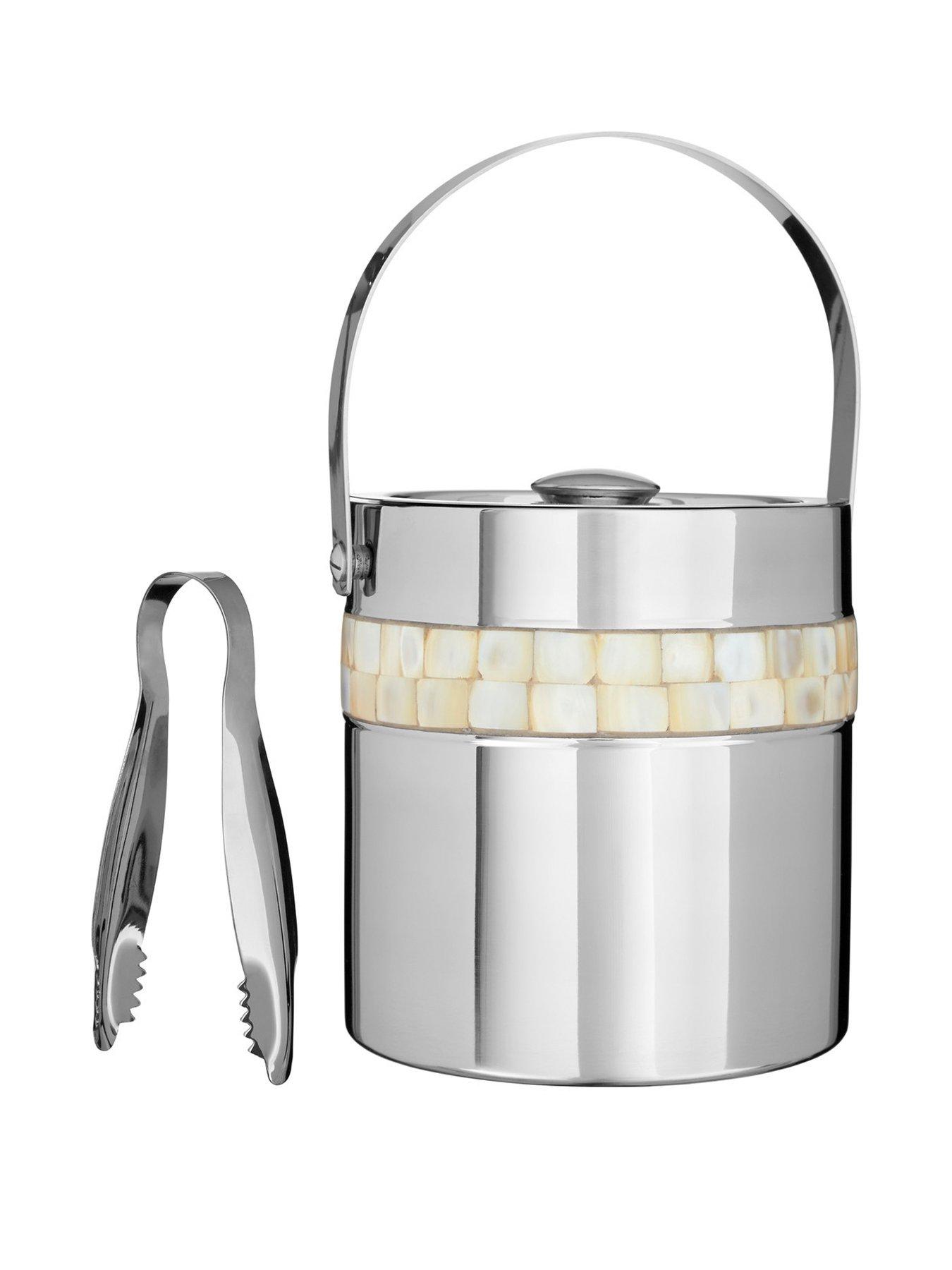 Product photograph of Premier Housewares Mother Of Pearl Ice Bucket from very.co.uk