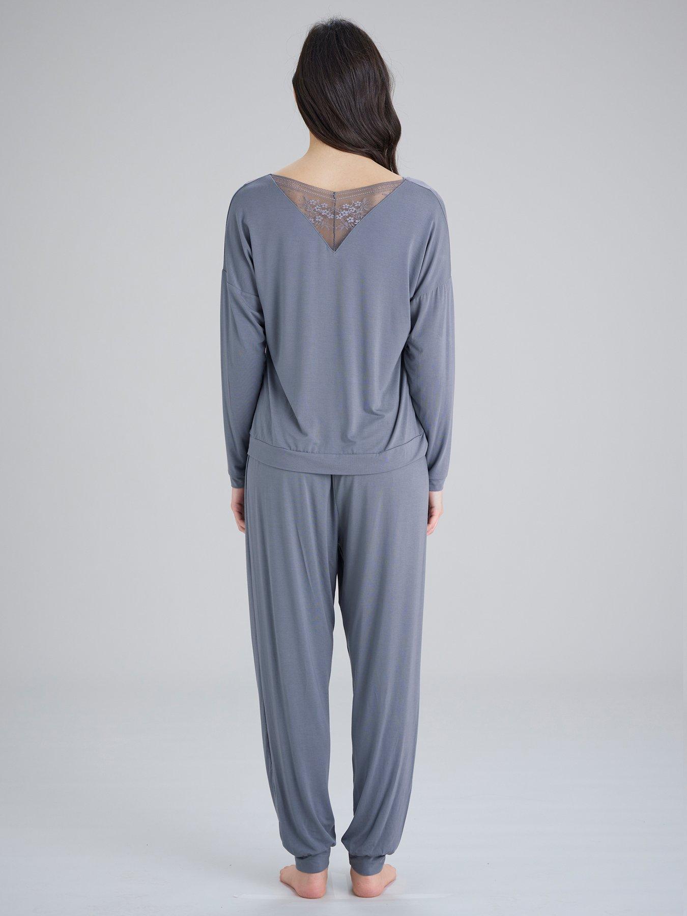 Image 2 of 2 of Pretty Polly Lounge Jersey Cuffed Pant - Nightshade