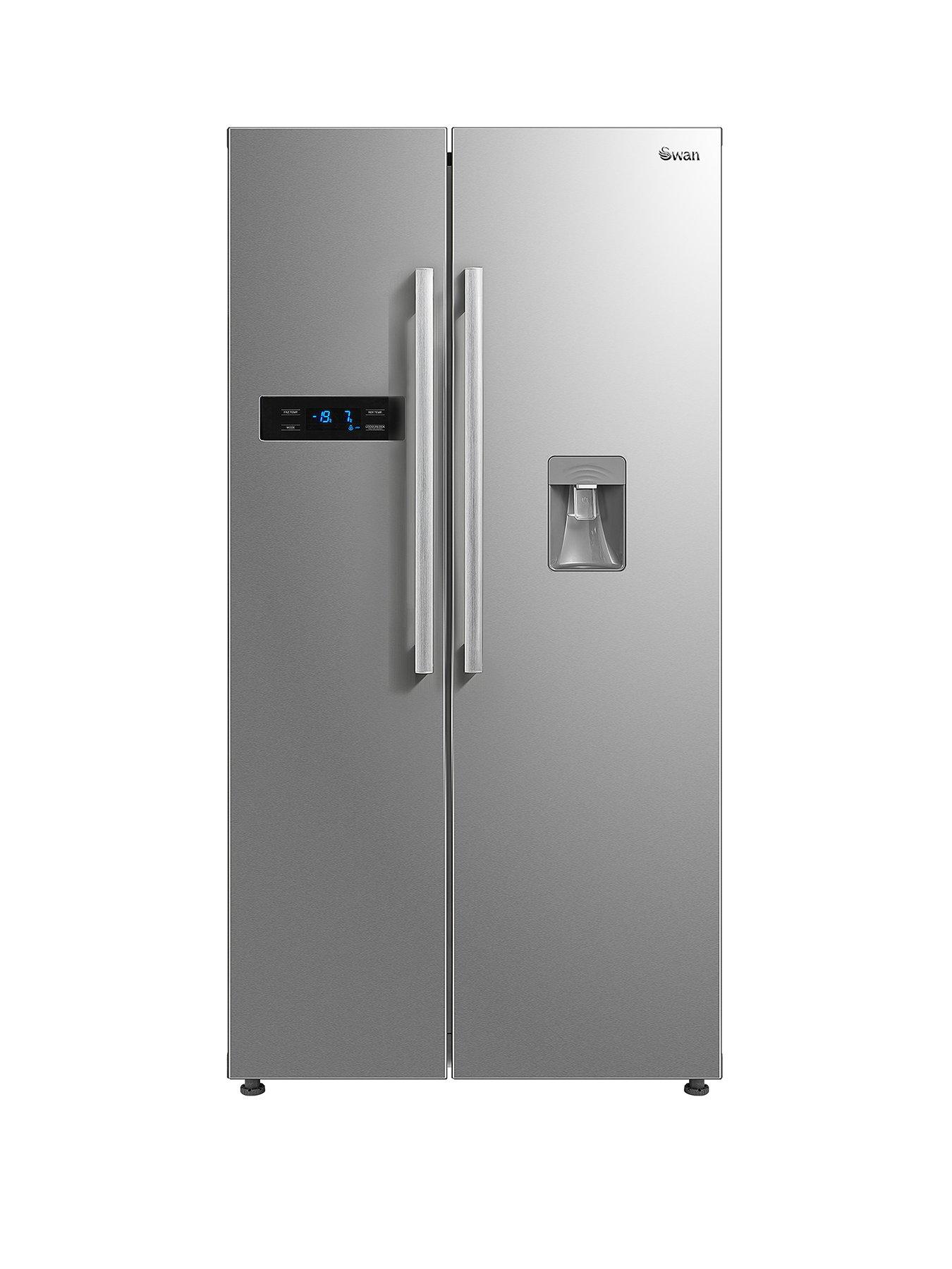 Swan SR70111S 90cm AmericanStyle Double Door FrostFree Fridge Freezer