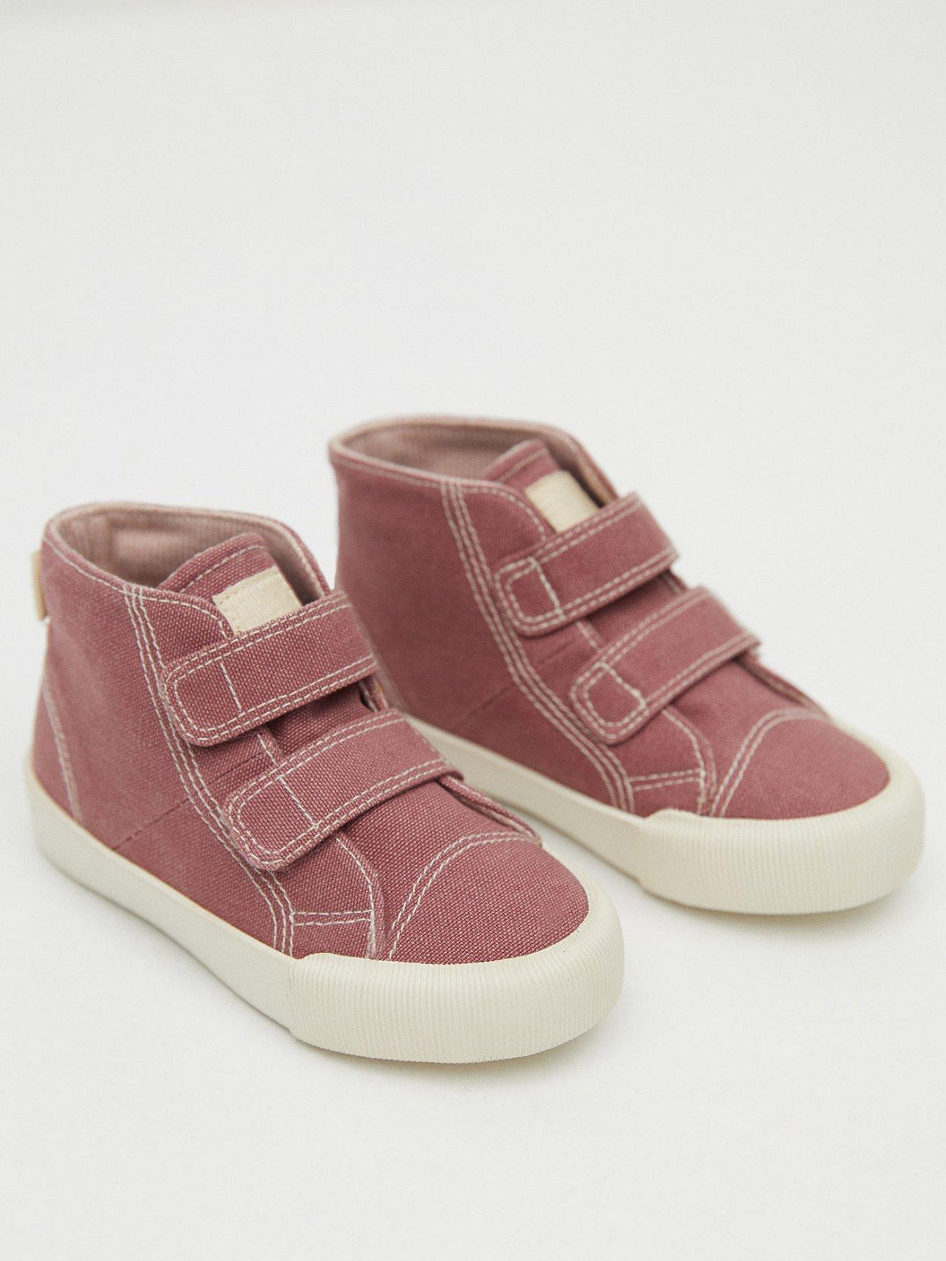 girls velcro high tops
