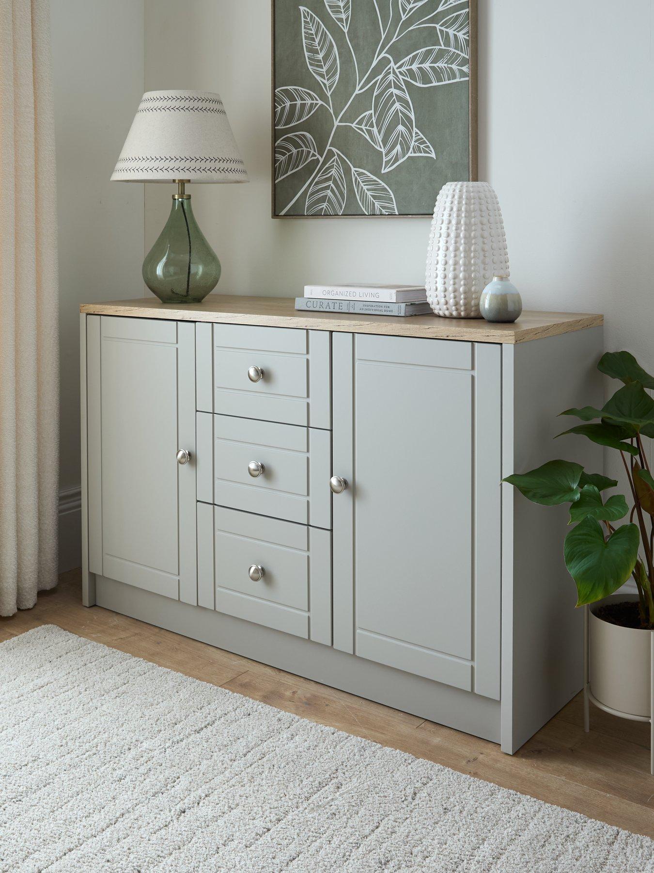 one-call-alderleynbsplarge-ready-assembled-sideboard-rusticnbspoaktaupe