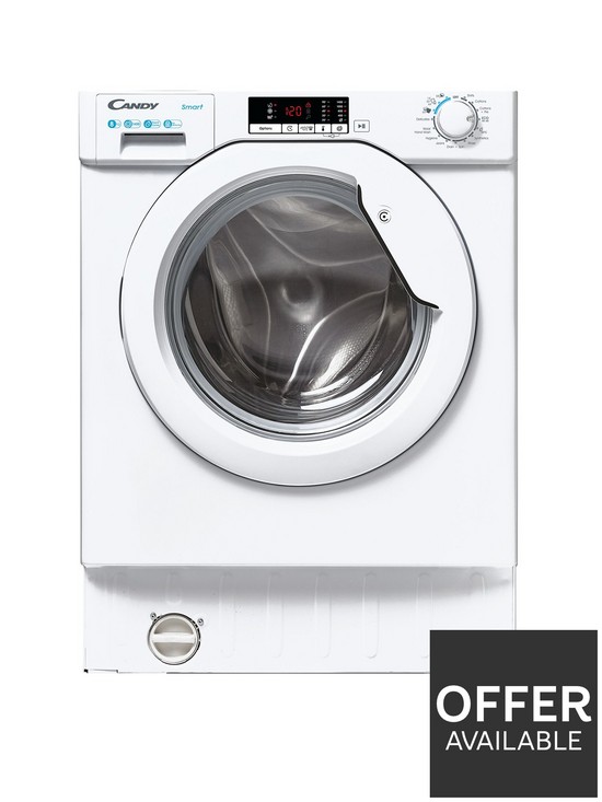 front image of candy-cbw-48d1e-8kg-load-integrated-washing-machine-with-1400-rpm-spin-white