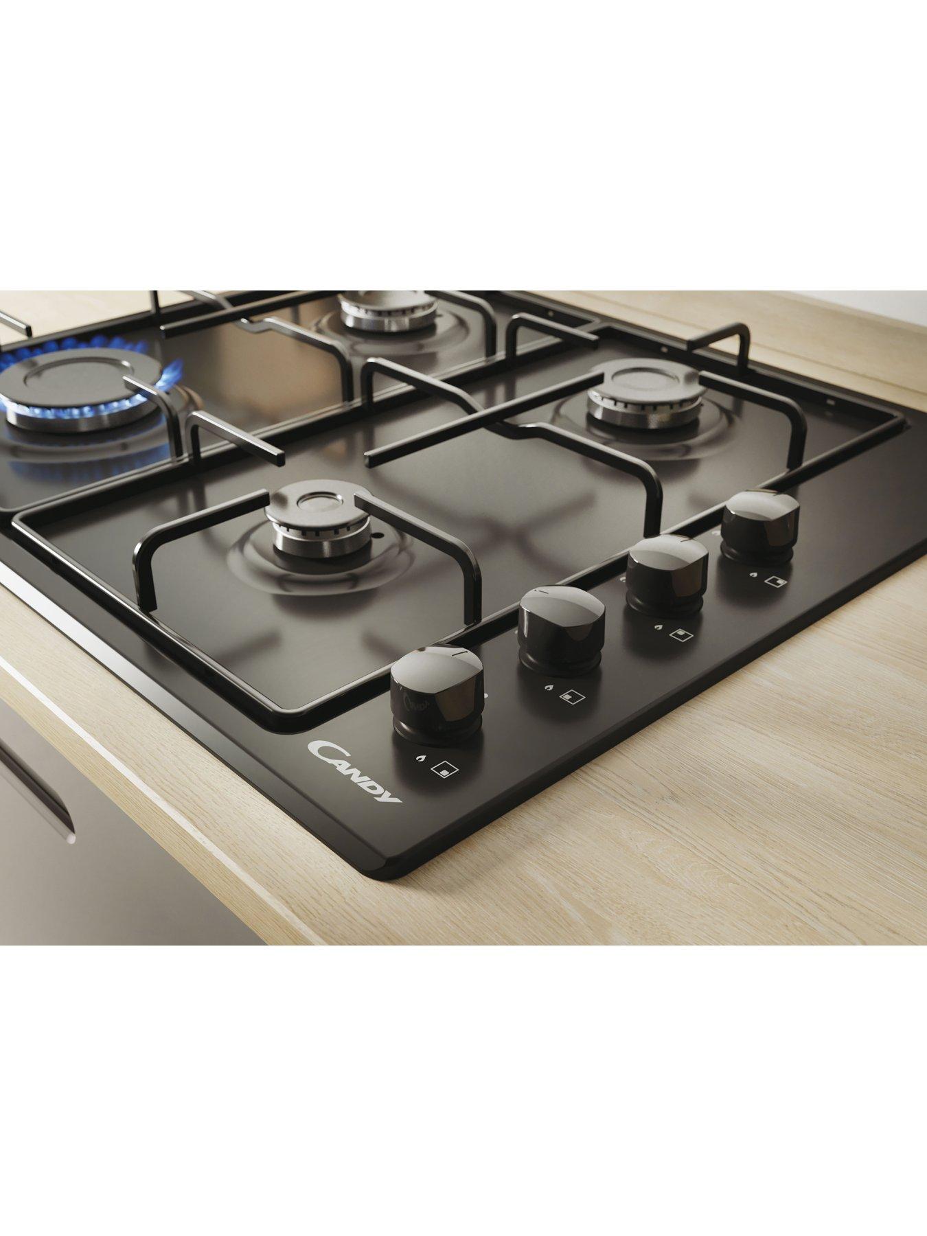 Image 5 of 7 of Candy CHW6LBB 60cm Gas Hob - Black