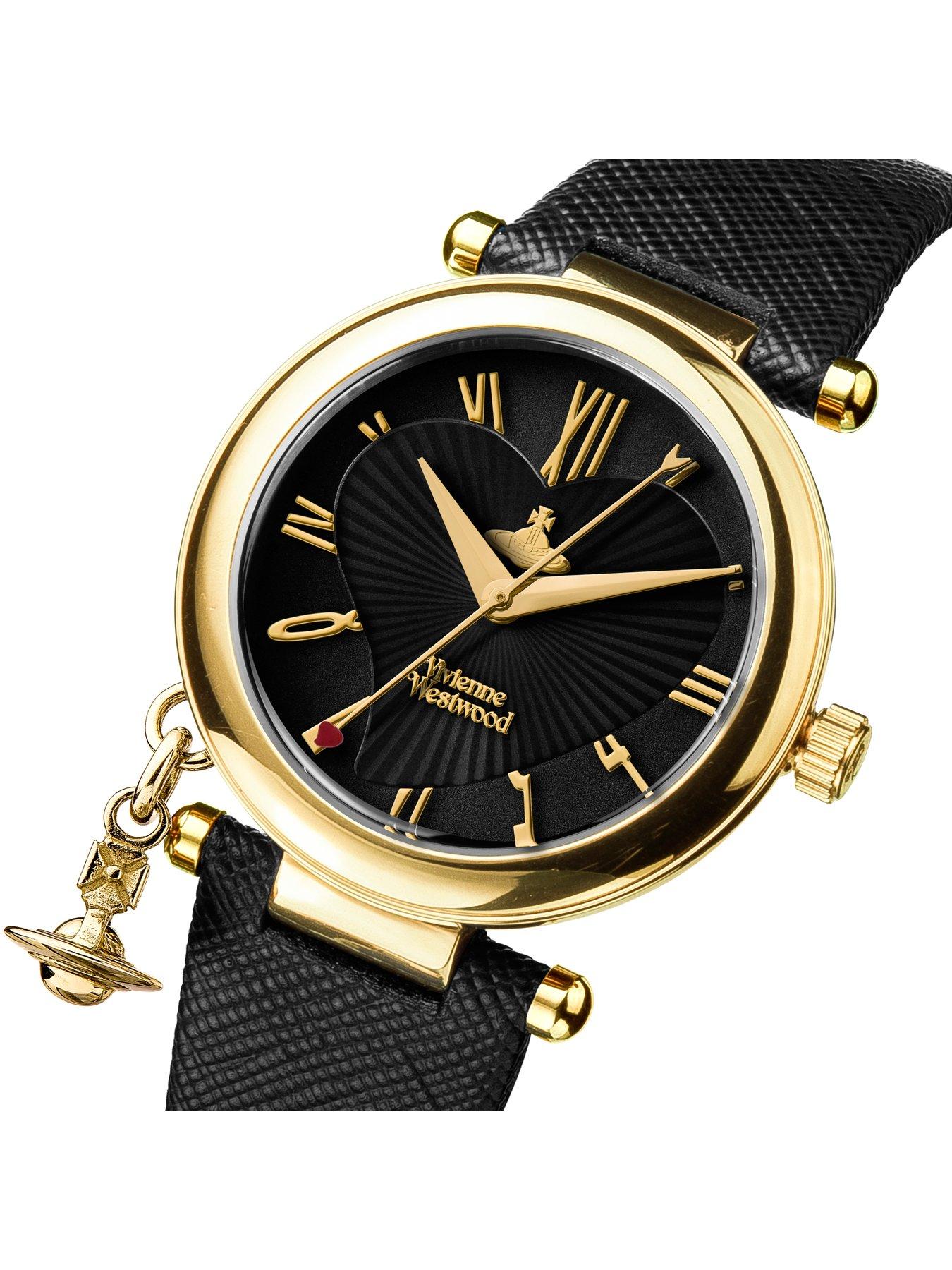 Vivienne westwood leather on sale watch