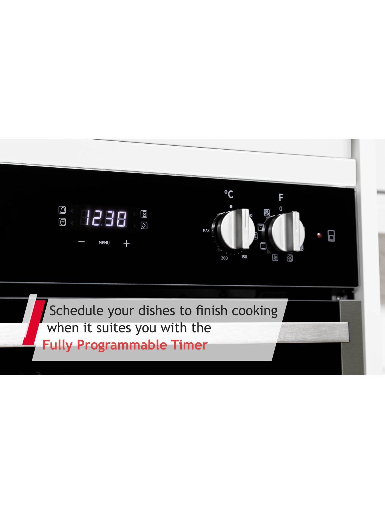 Image 4 of 6 of Hoover H-OVEN 300&nbsp;HO9DC3UB308BI 90cm Built Under Double Oven -&nbsp;Black &amp; Stainless Steel