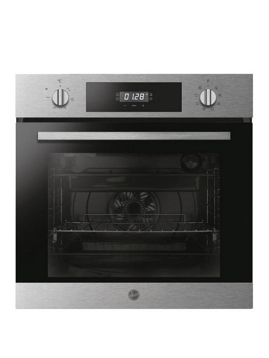 front image of hoover-h-ovennbsphoc3bf3058in-60cm-hydro-easy-clean-oven--nbspblack