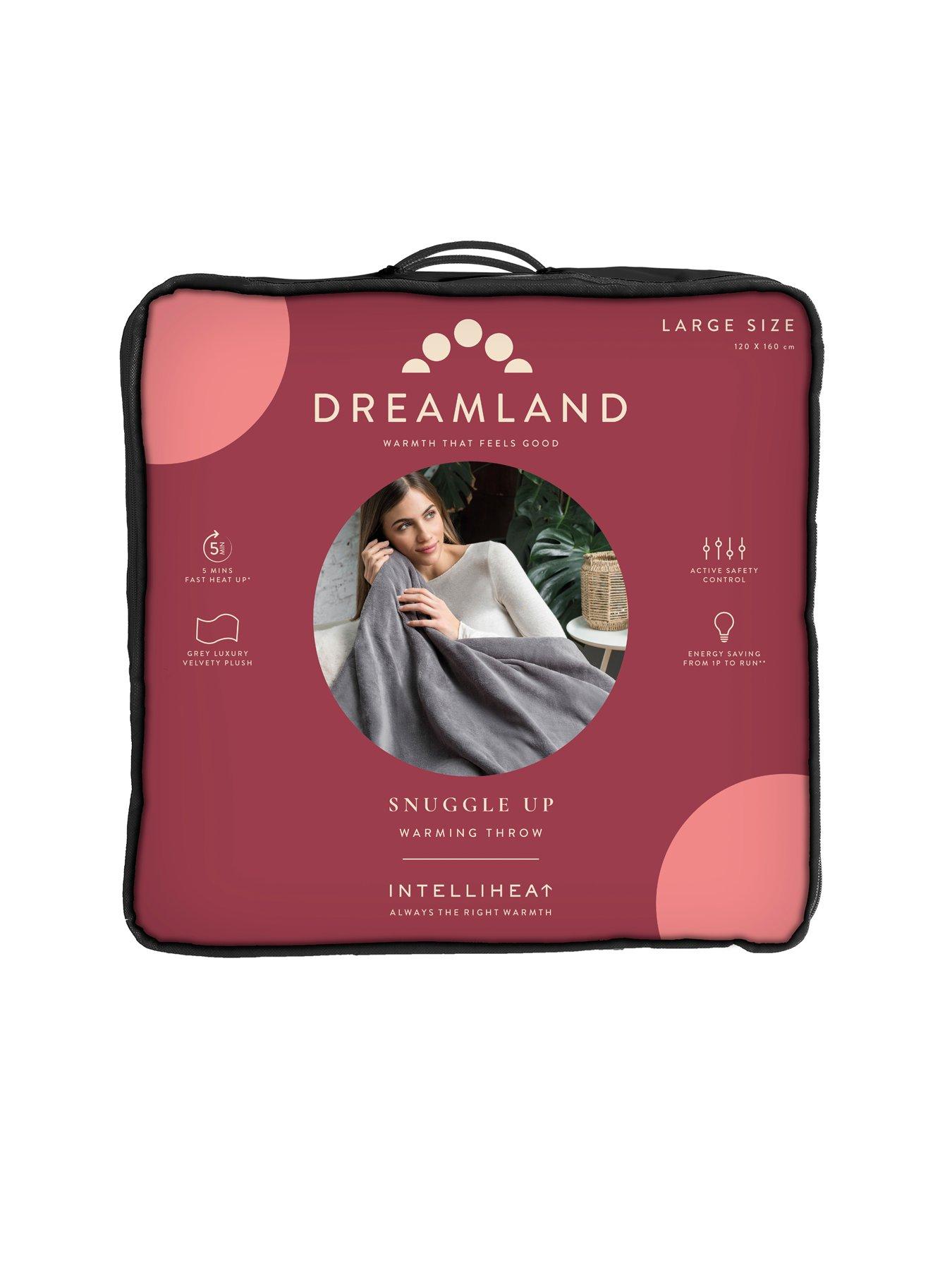 Image 2 of 8 of Dreamland Snuggle Up Warming Throw - Grey