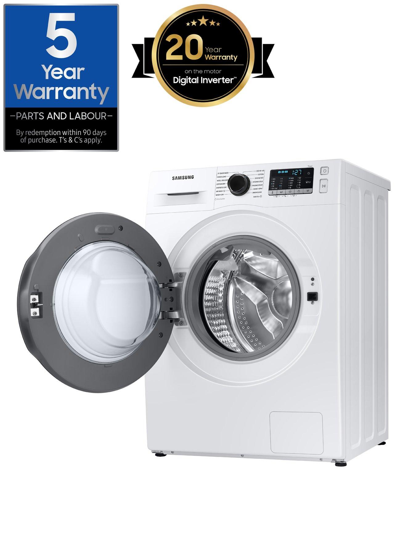 Image 2 of 7 of Samsung Series 5 WD80TA046BE/EU&nbsp;8kg Wash,&nbsp;5kg Dry, 1400 Spin&nbsp;Washer Dryer with ecobubble&trade; -&nbsp;E Rated - White
