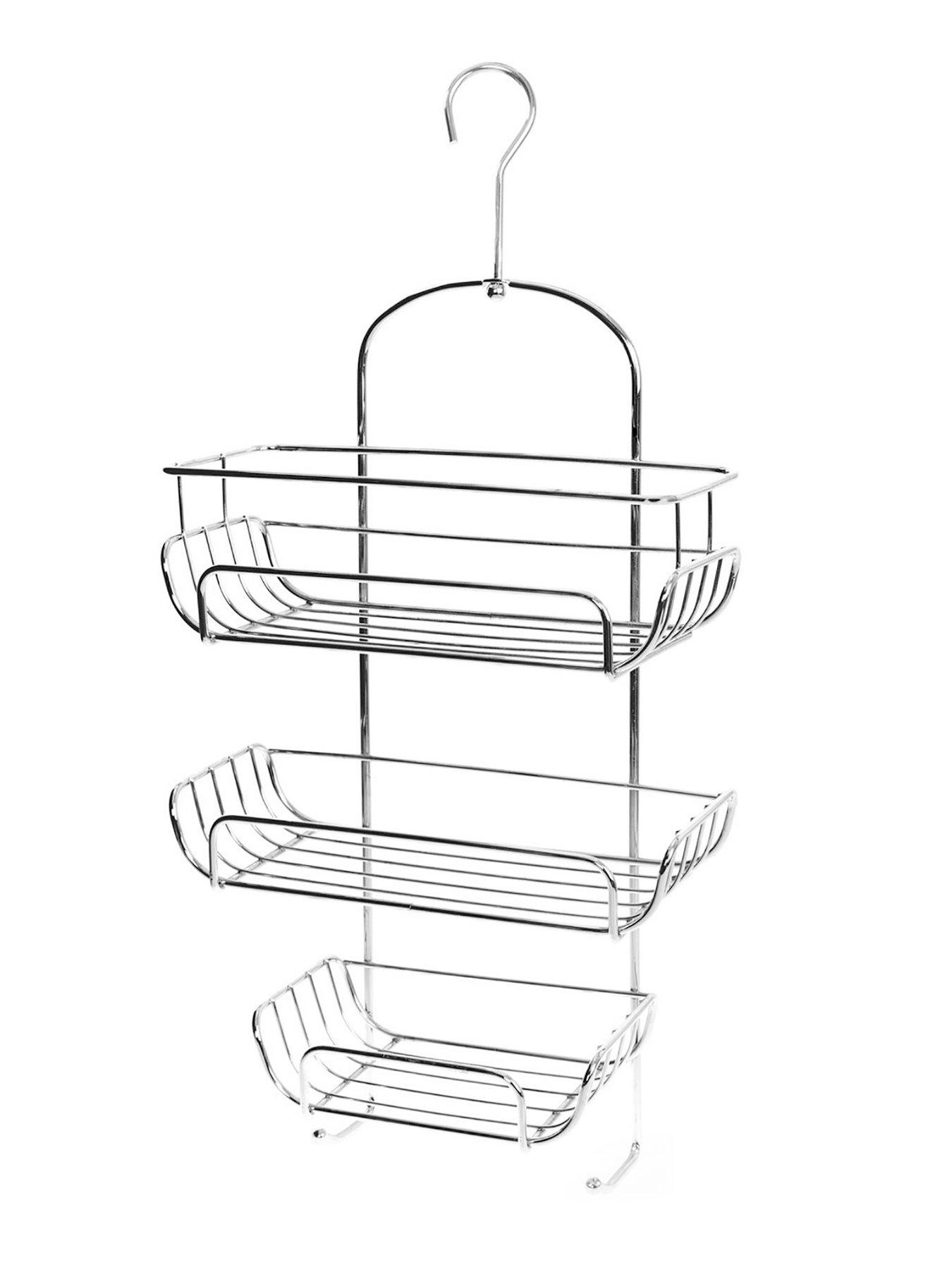Image 2 of 5 of Premier Housewares 3 Tier Chrome Shower Caddy