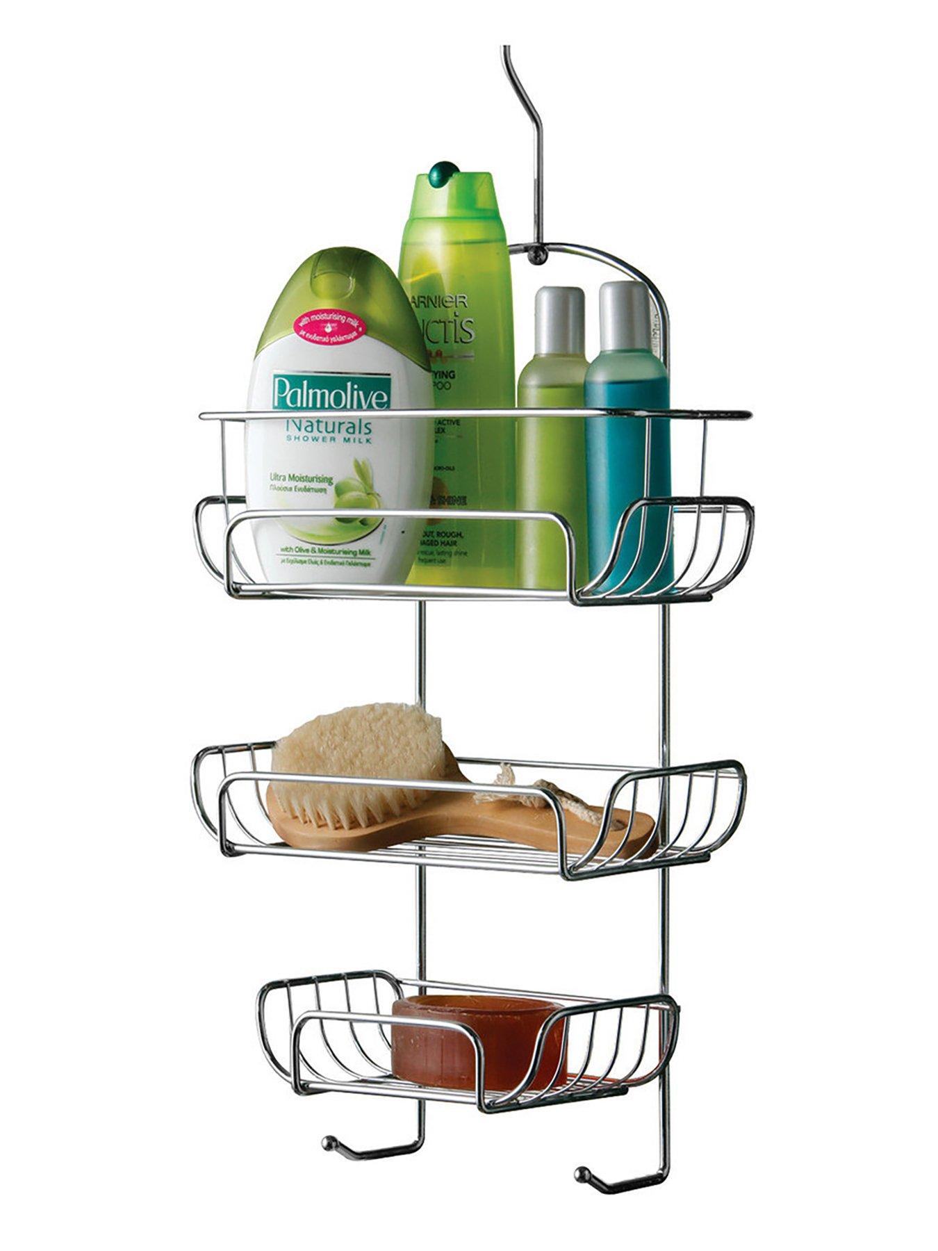 Image 3 of 5 of Premier Housewares 3 Tier Chrome Shower Caddy