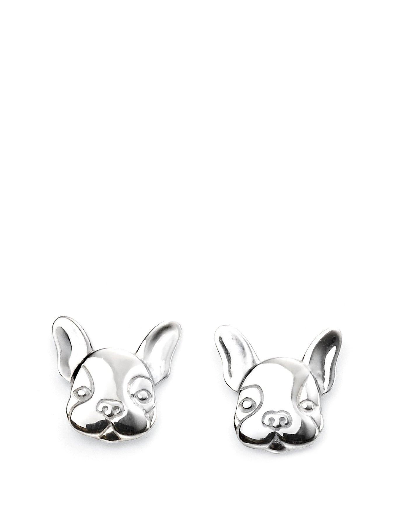 English bulldog hot sale earrings