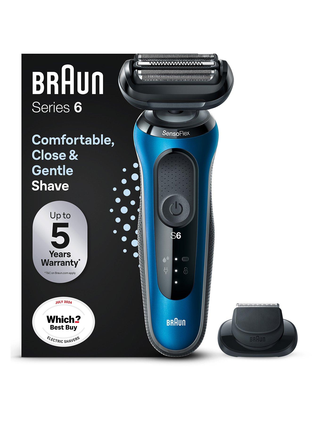 undefined Series 6 60-B1200s Electric Shaver for Men with Precision Trimmer, Wet  &  Dry