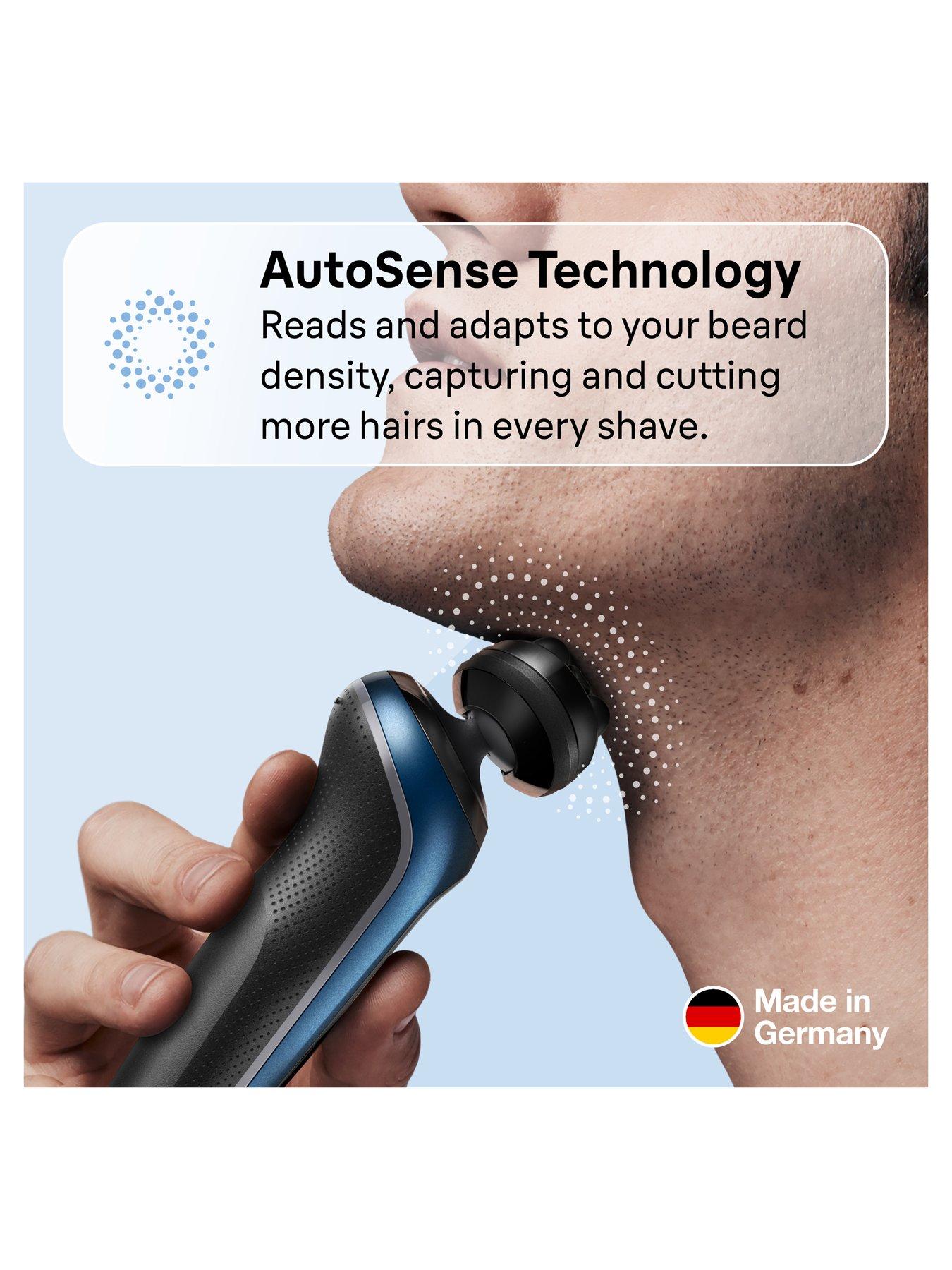 Image 3 of 7 of Braun Series 6 60-B1200s Electric Shaver for Men with Precision Trimmer, Wet &amp; Dry