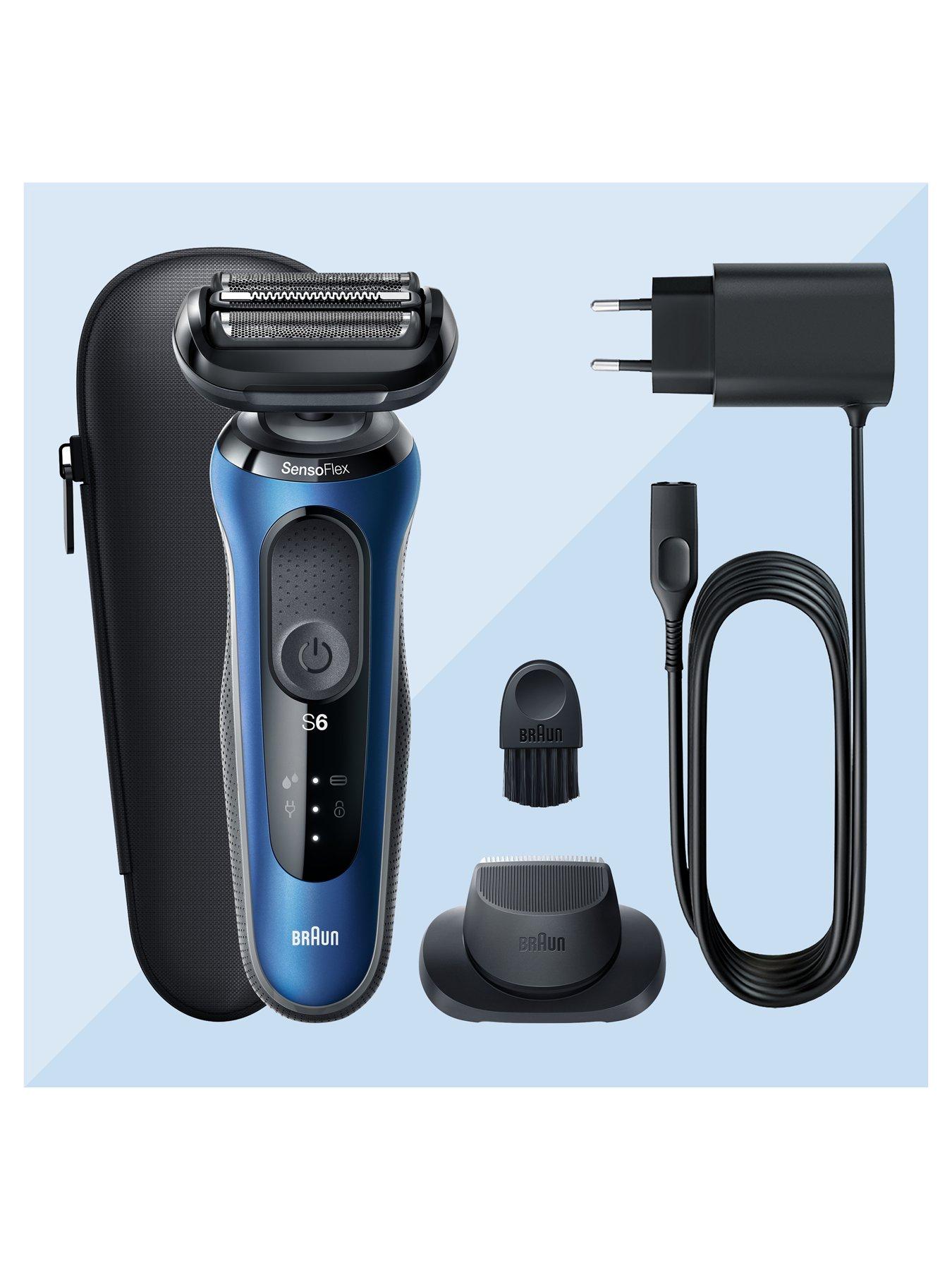 Image 6 of 7 of Braun Series 6 60-B1200s Electric Shaver for Men with Precision Trimmer, Wet &amp; Dry