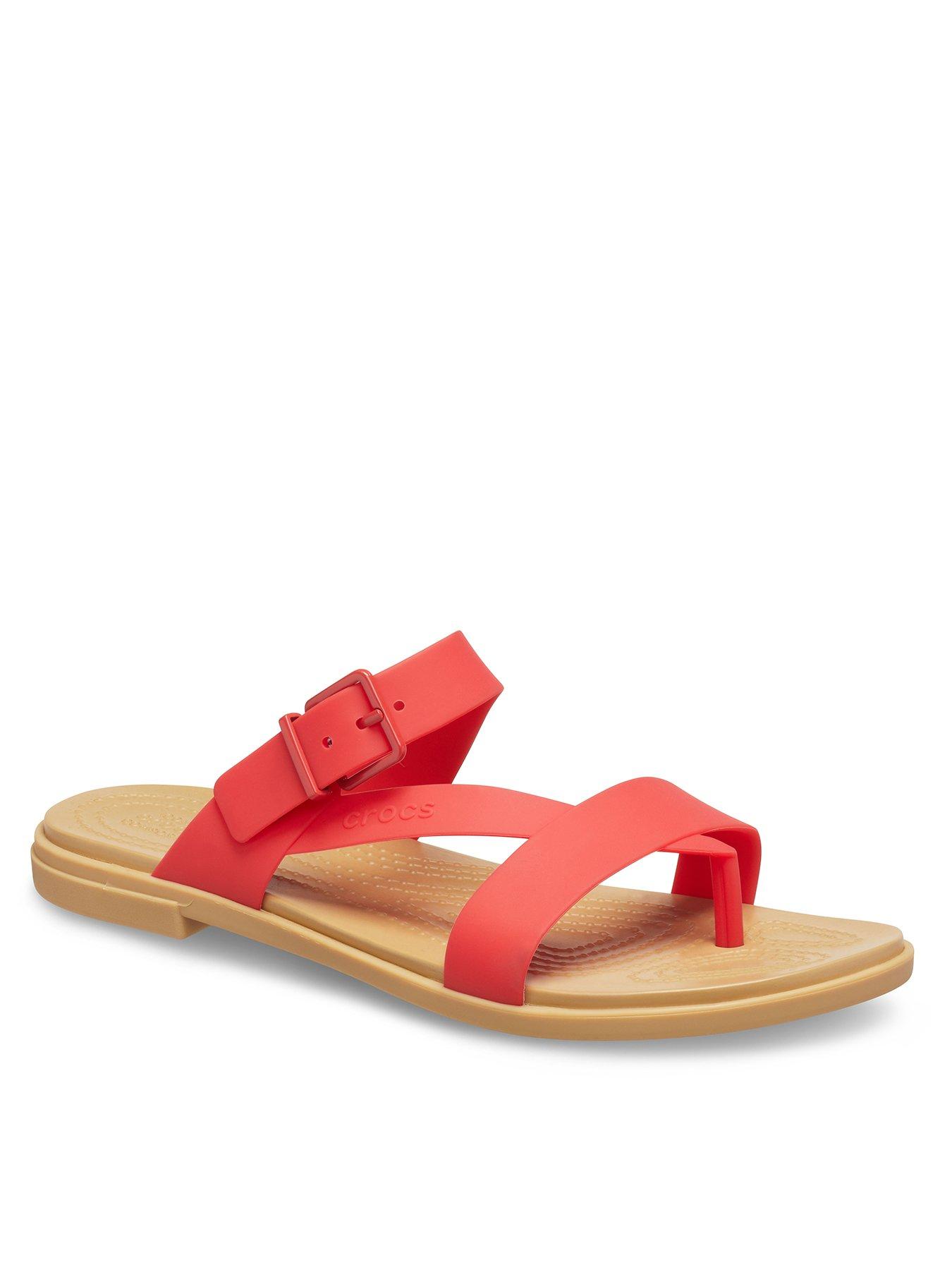 crocs orange sandals