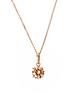 love-gold-9ct-rose-gold-6mm-champagne-cubic-zirconia-pendant-necklacefront