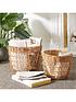  image of set-of-2-rattan-style-open-weave-storage-basket