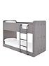  image of very-home-charlie-fabric-bunk-bed-with-mattress-options-buy-and-savenbsp--grey