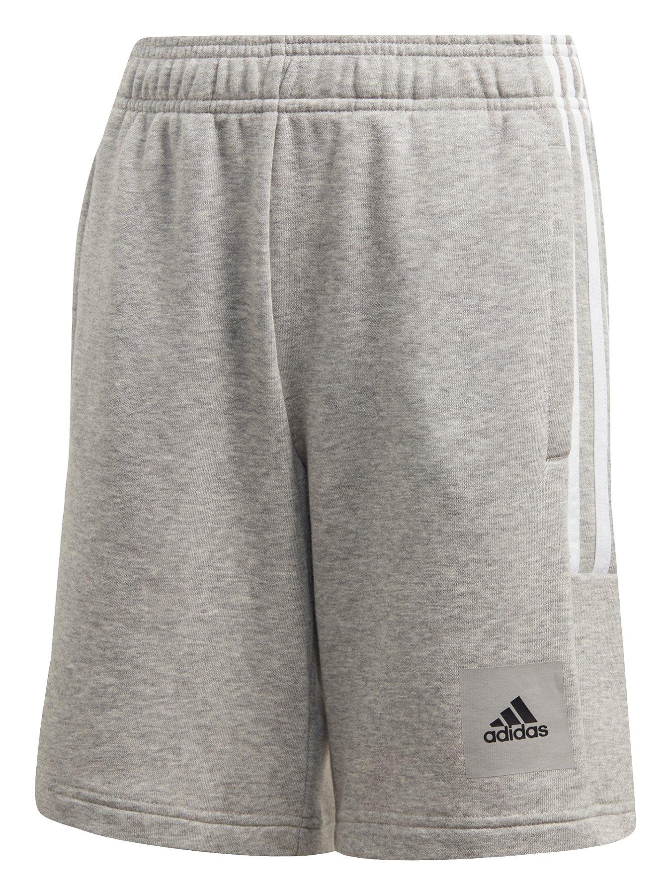 boys grey adidas shorts