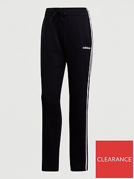 adidas-essentials-3-stripe-pants-blackwhite