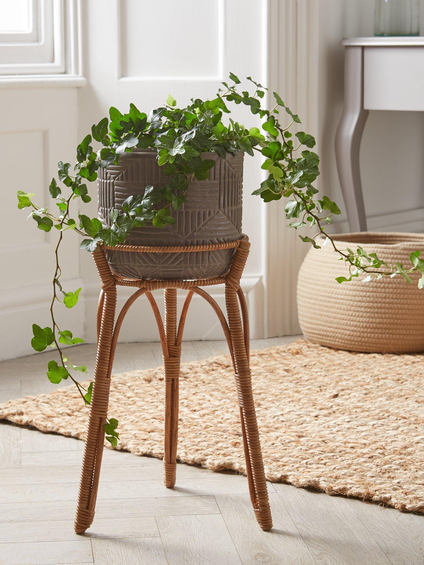 Wicker plant on sale stand