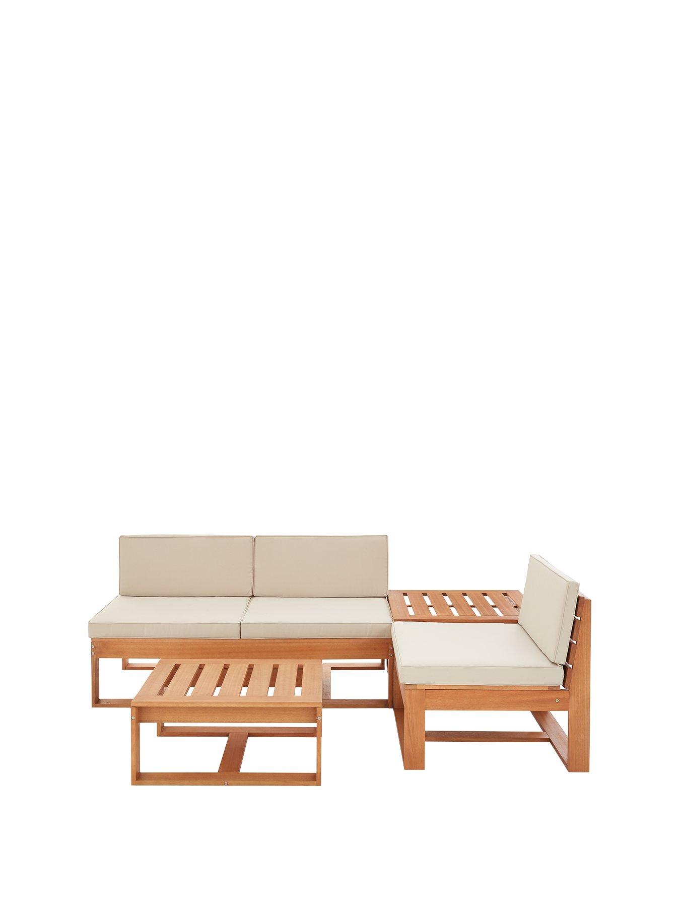 Product photograph of Seville Corner Sofa Set from very.co.uk