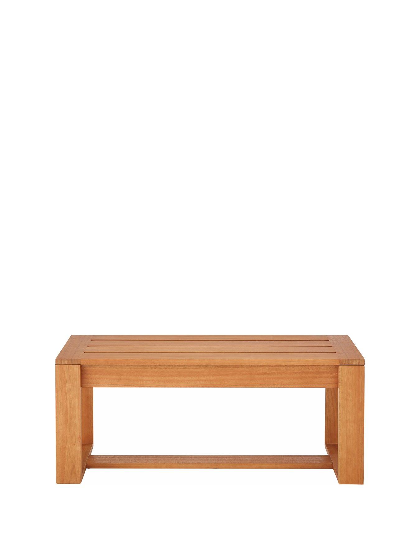 Product photograph of Seville Bench Coffee Table from very.co.uk