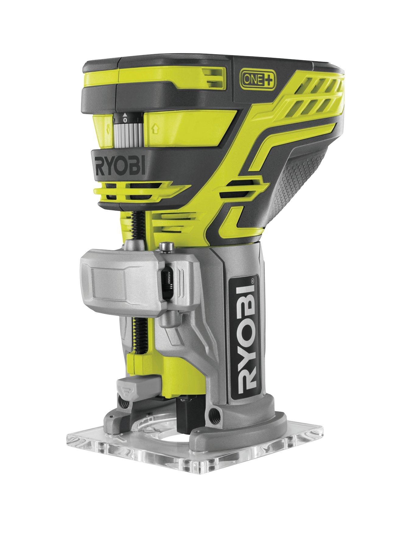 Product photograph of Ryobi R18tr-0 18v One Cordless Trim Router Bare Tool from very.co.uk