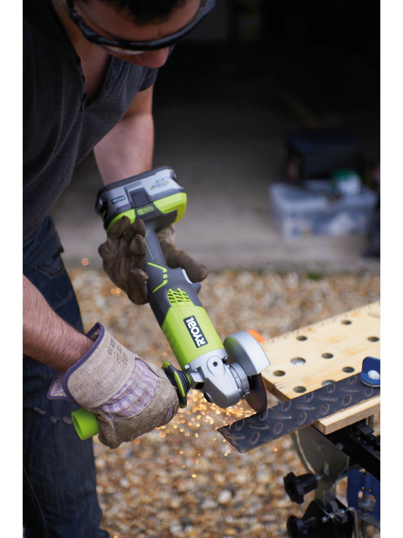 Ryobi one+ angle deals grinder