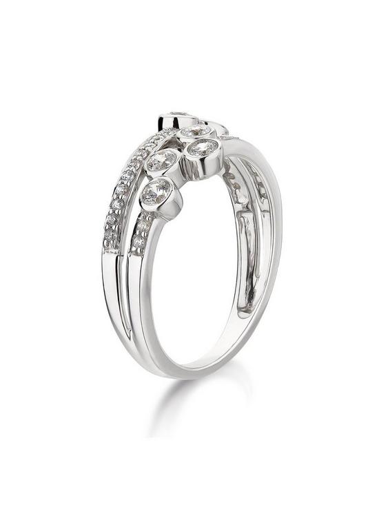 stillFront image of love-diamond-9ct-white-gold-05ct-diamond-ring