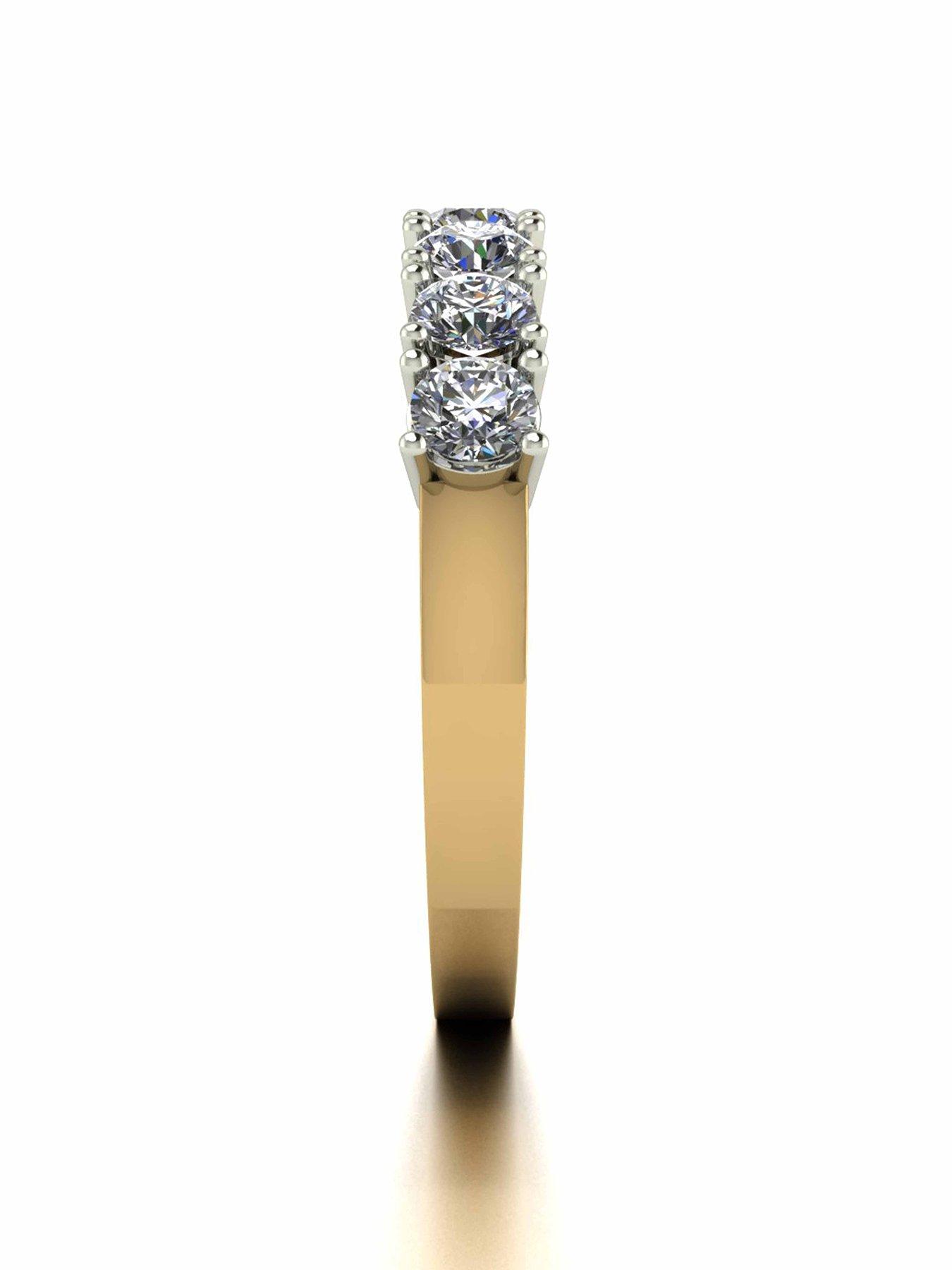 Love DIAMOND 18ct Gold 1ct Diamond Eternity Ring | Very.co.uk