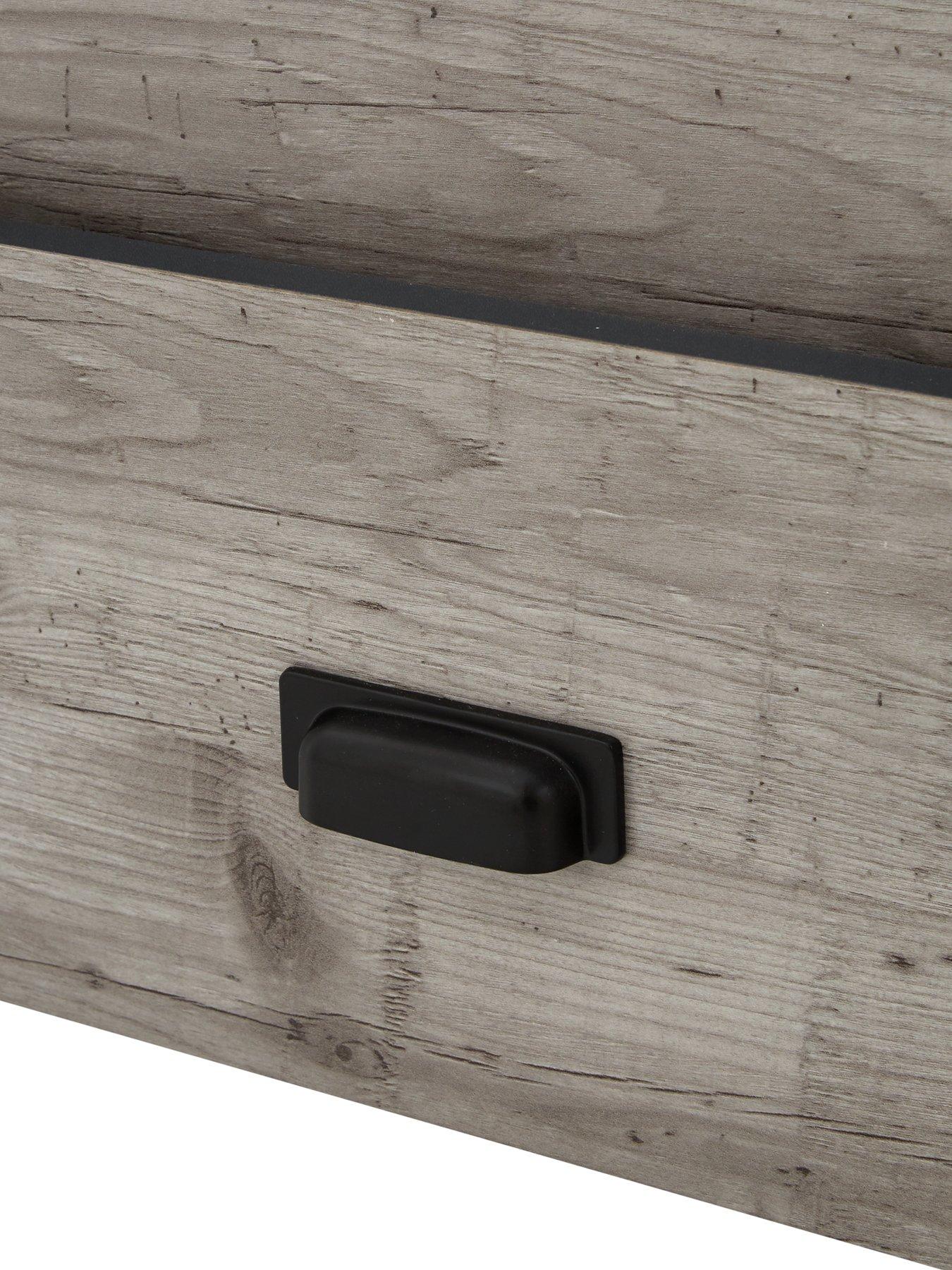 Image 4 of 6 of The Very Collection Jackson Single Storage&nbsp;Bed with Mattress Options (Buy and SAVE!)&nbsp;-&nbsp;Weathered Grey