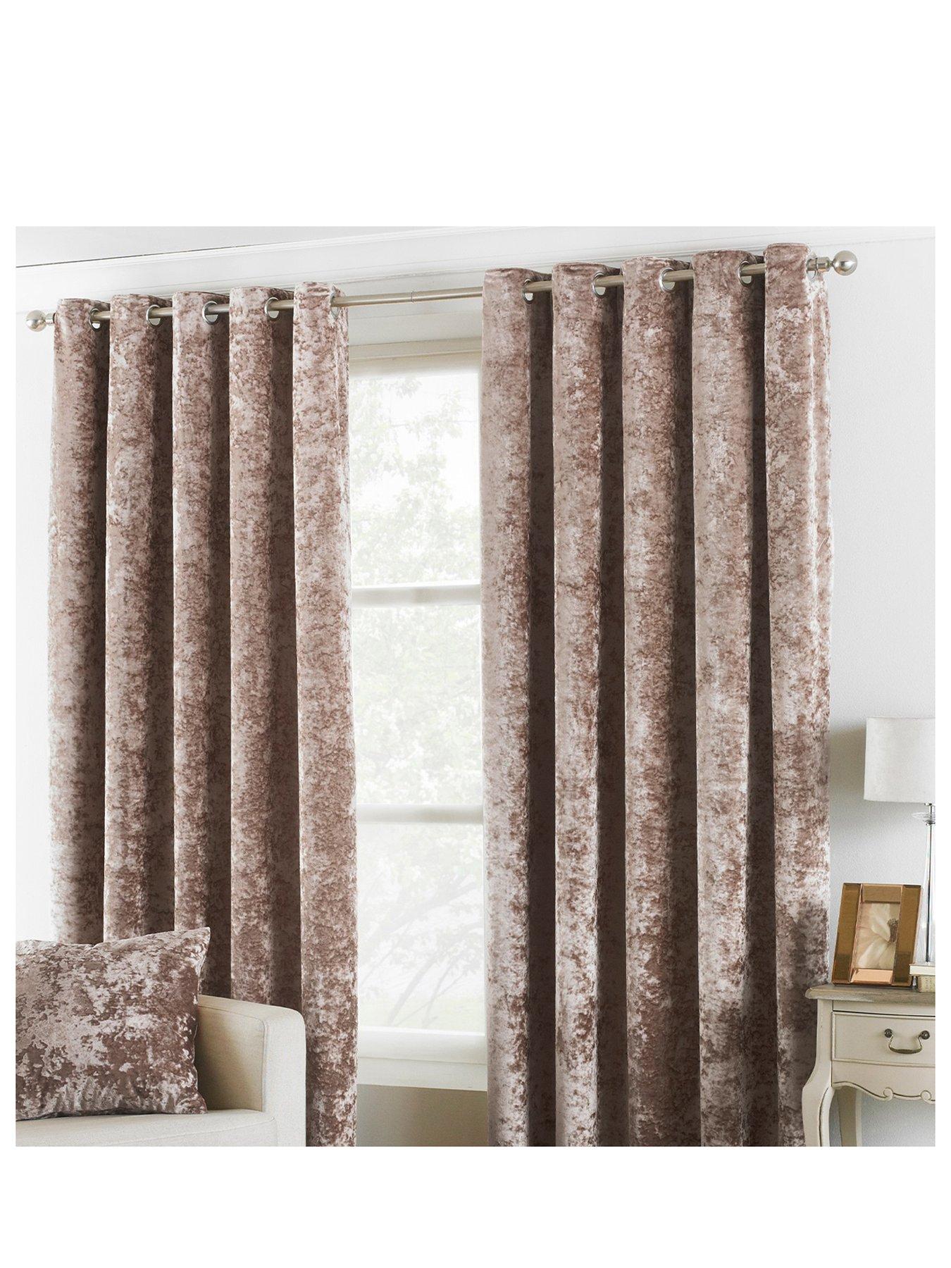 Riva Home Verona Eyelet Lined Curtains