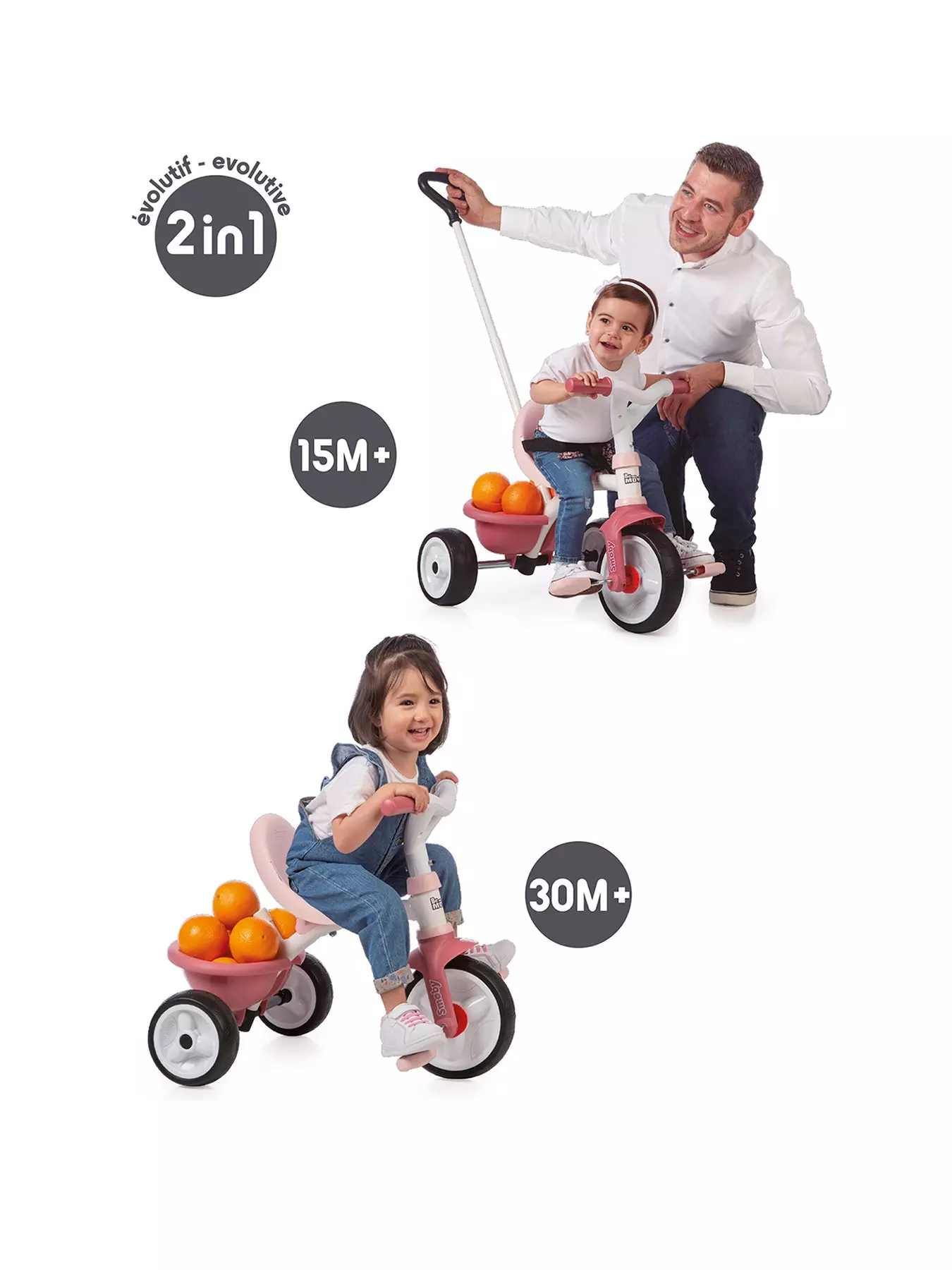 TRICYCLE BE MOVE CONFORT - SMOBY MAROC 