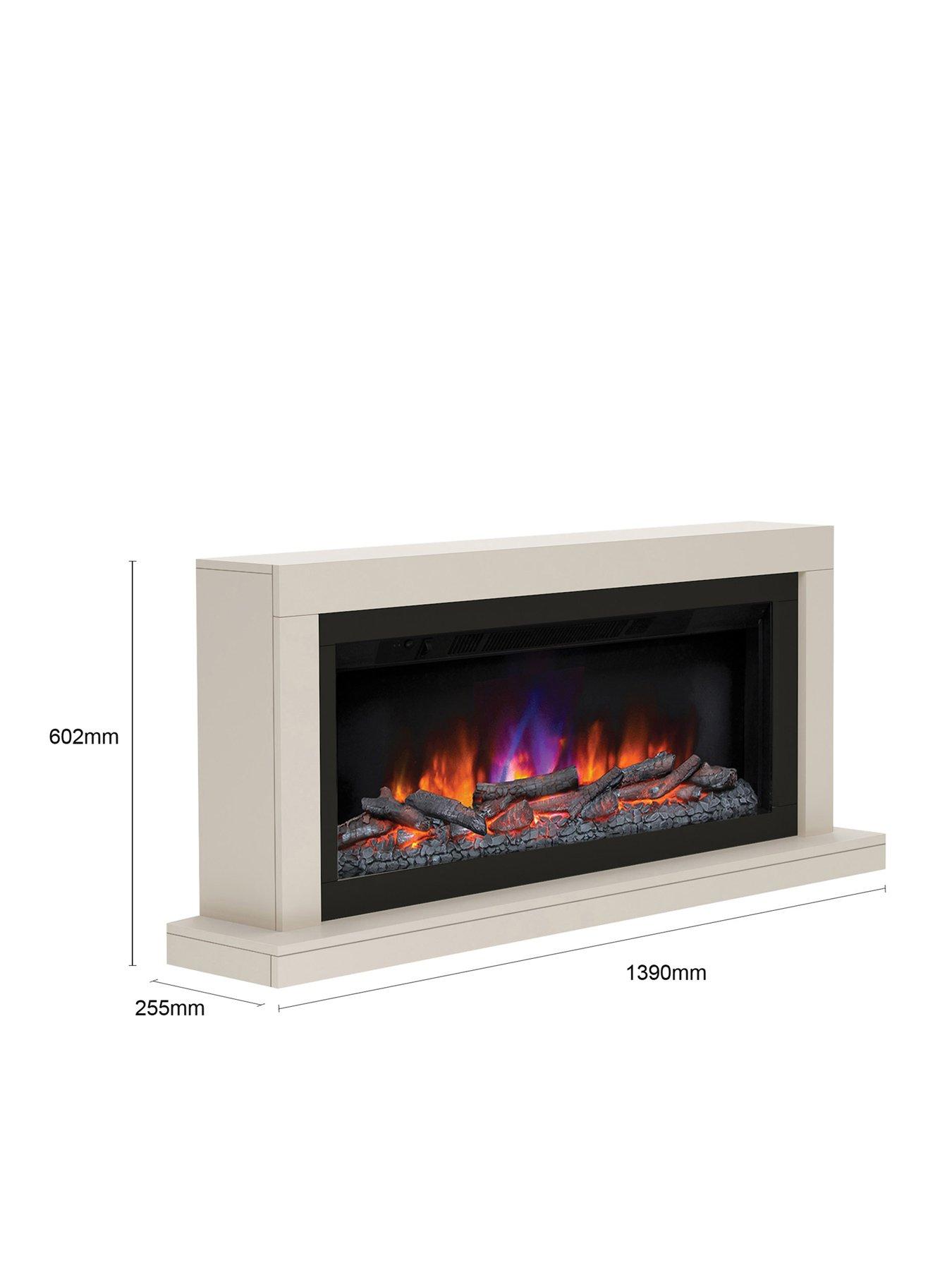 Image 4 of 6 of Be Modern Elyce Grande Wall&nbsp;Mounted Electric Fireplace