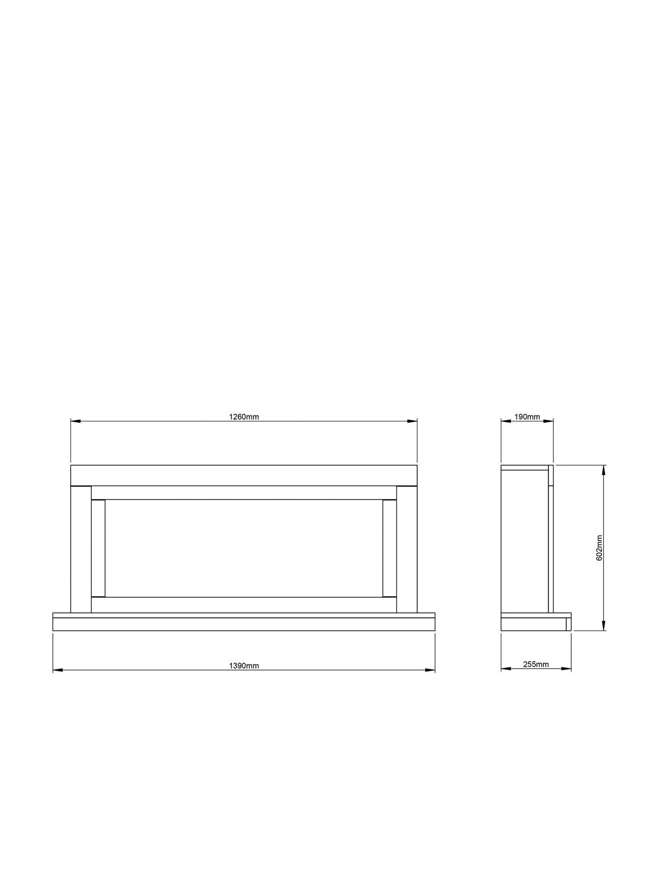 Image 6 of 6 of Be Modern Elyce Grande Wall&nbsp;Mounted Electric Fireplace
