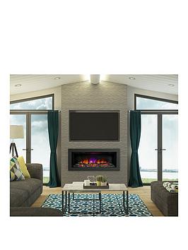 Product photograph of Be Modern Avella Grande Wall Inset Fire from very.co.uk