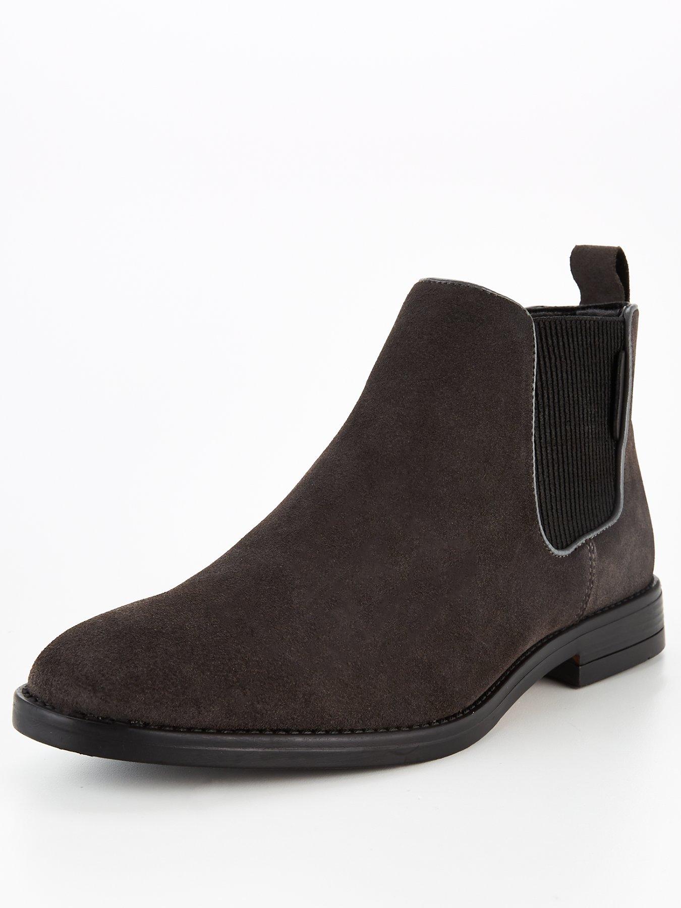 river island mens suede boots