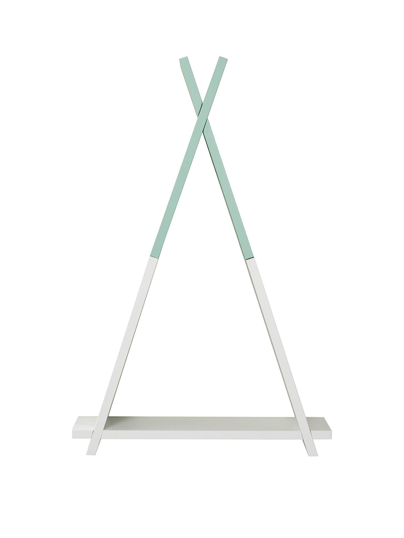 Product photograph of Lloyd Pascal Tipi Wall Mounted Single Tier Shelf from very.co.uk