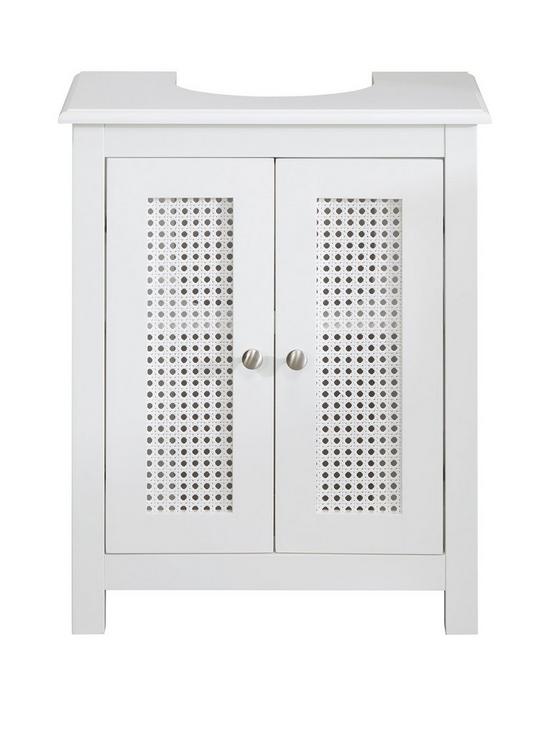 front image of lloyd-pascal-caspian-under-sink-cabinet--white
