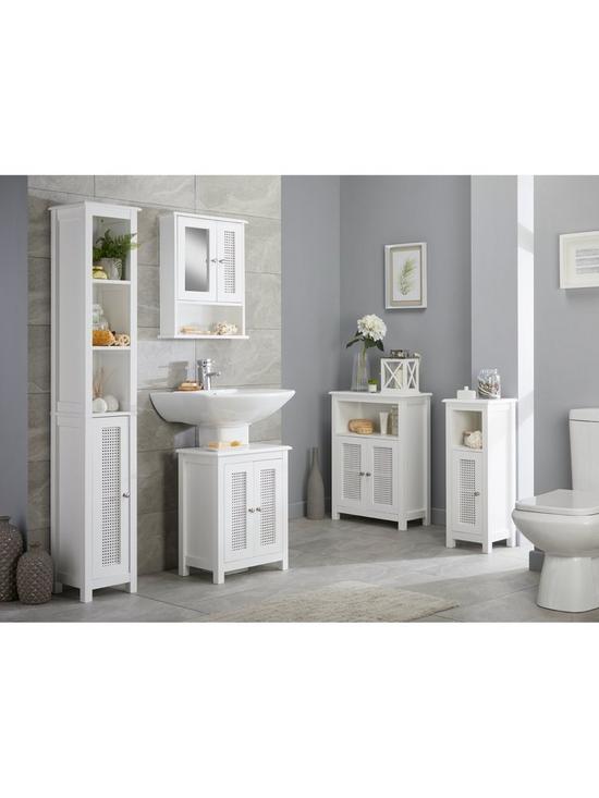 stillFront image of lloyd-pascal-caspian-under-sink-cabinet--white