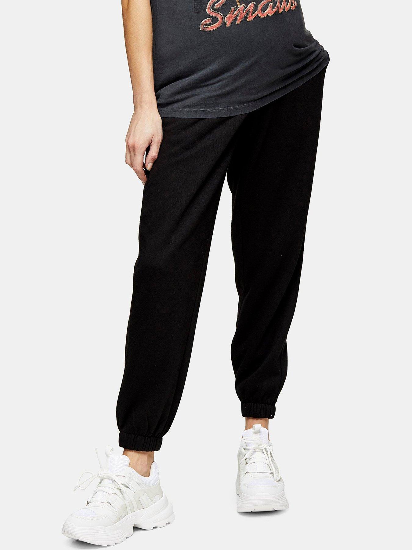 topshop joggers black