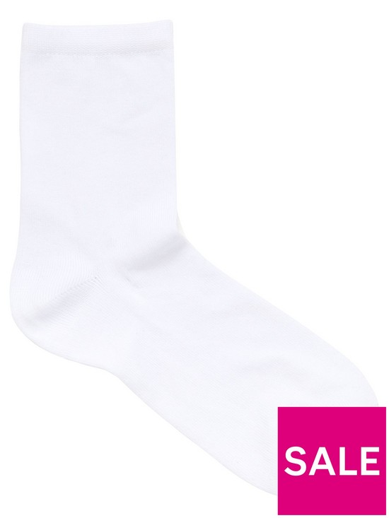 stillFront image of v-by-very-valuenbsp5-pack-ankle-socks-white