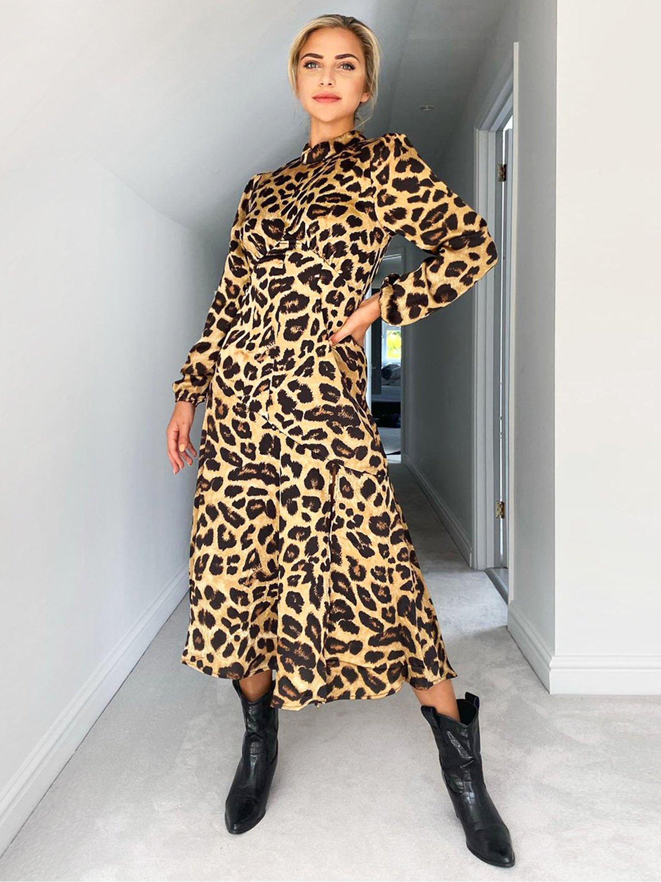 animal print dress very