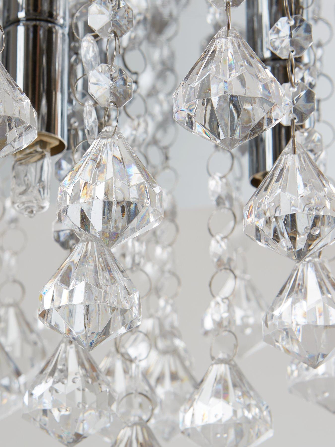 Image 3 of 5 of Maya Diamond Flush Light Fitting
