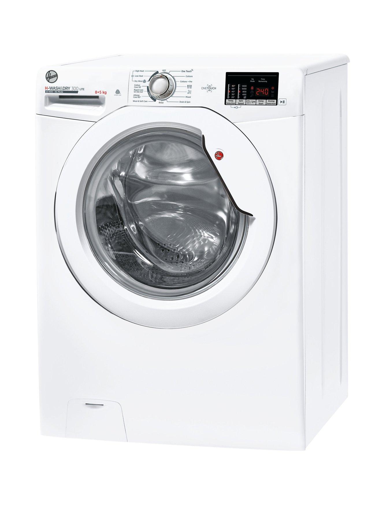 Image 2 of 6 of Hoover H-WASH &amp; DRY 300 H3D 485DE 8kg Wash / 5kg Dry Washer Dryer with 1400 rpm Spin - White