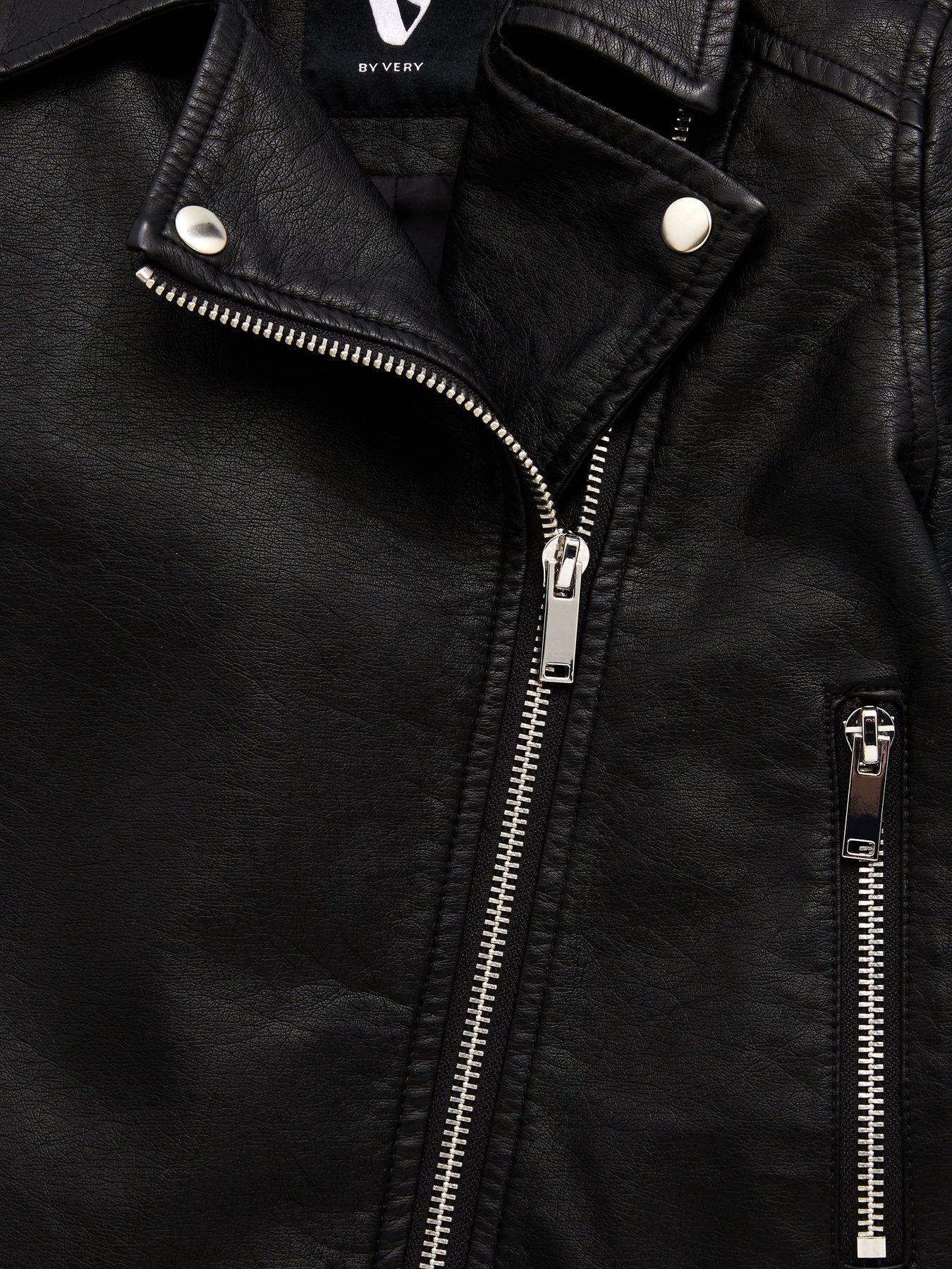 Black leather jacket forever 21 best sale