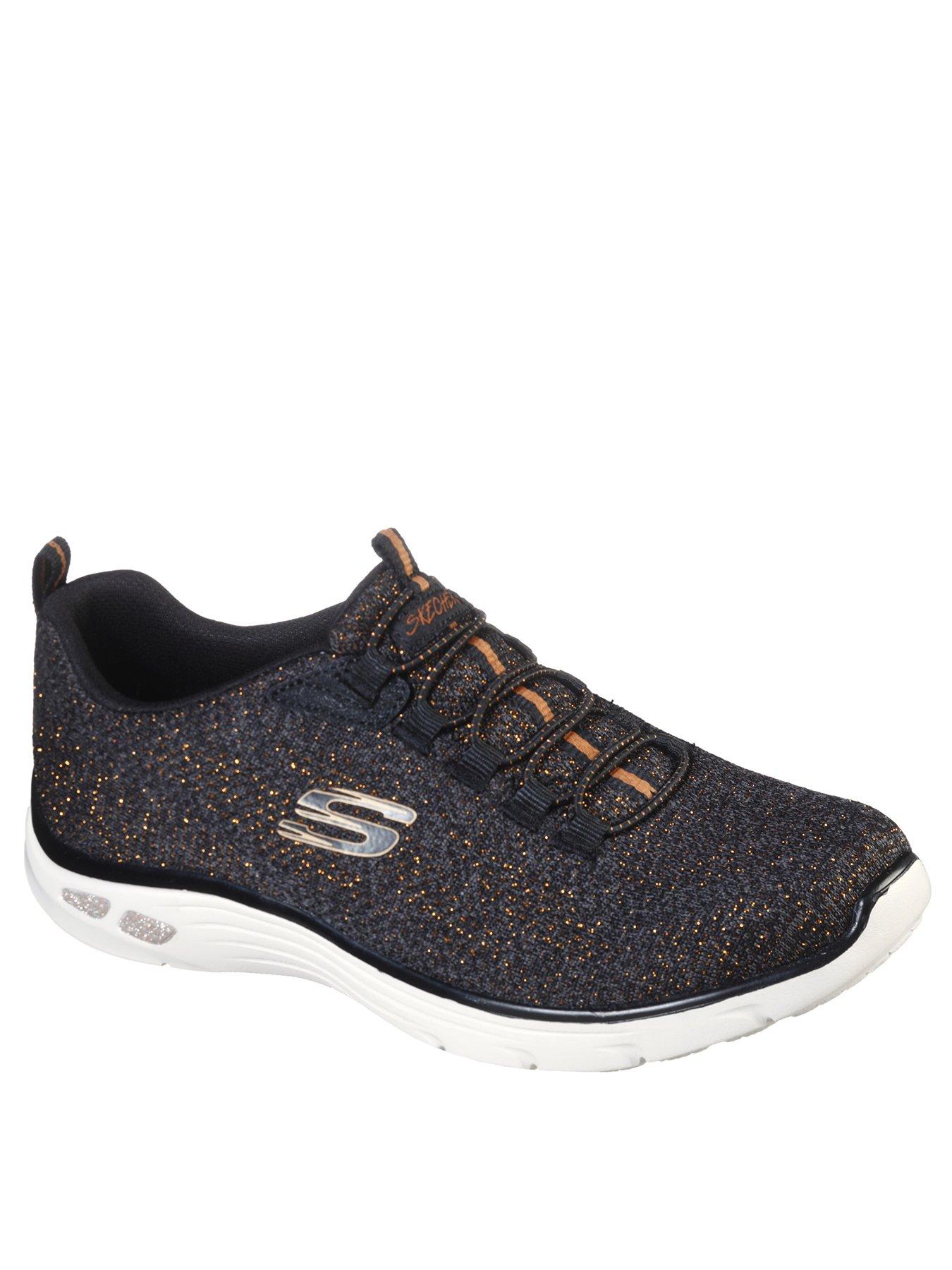 skechers metallic trainers